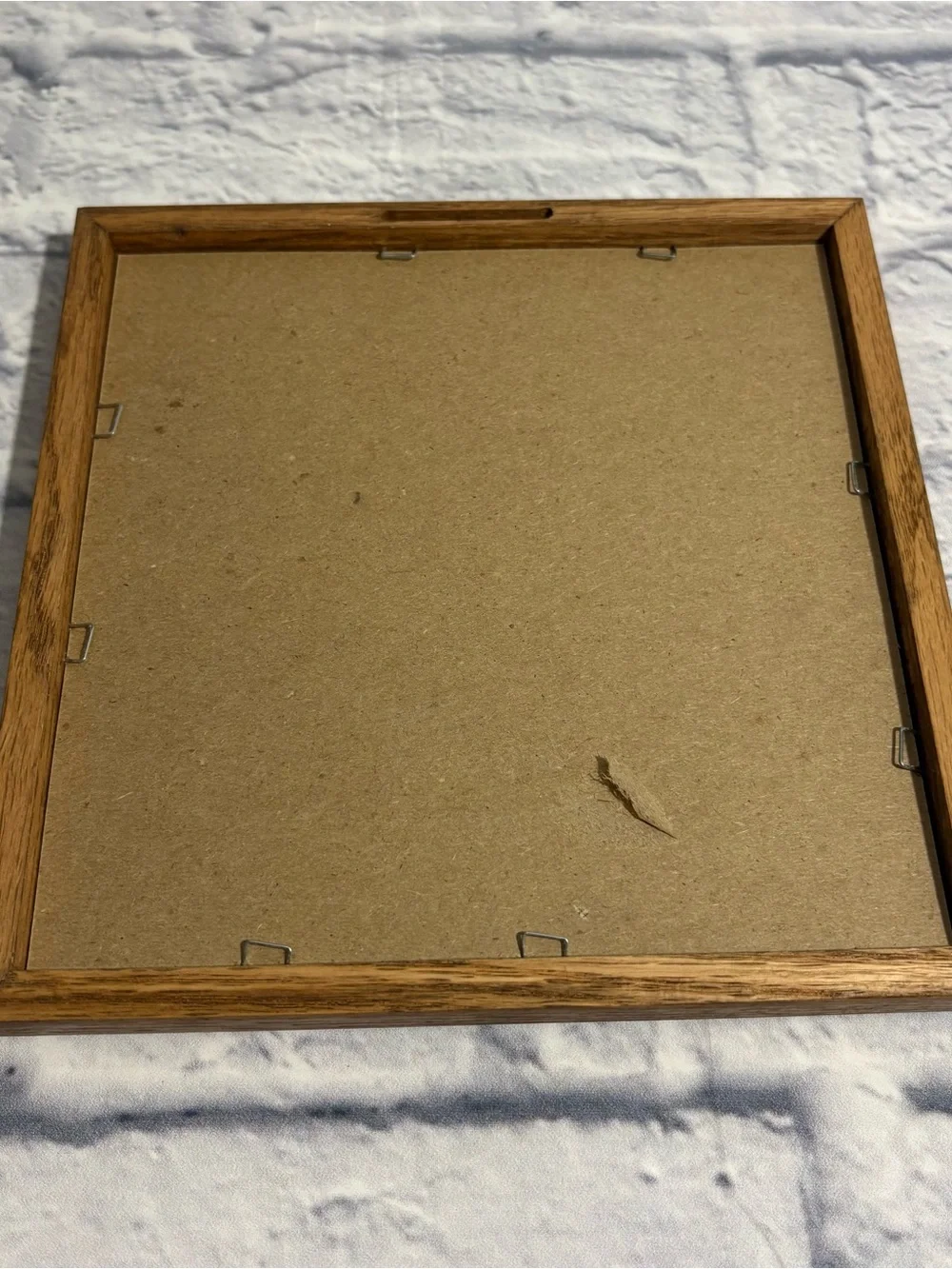 Vintage wooden framed illustrated swan “Marriage Is A Gold Chain” wall decor